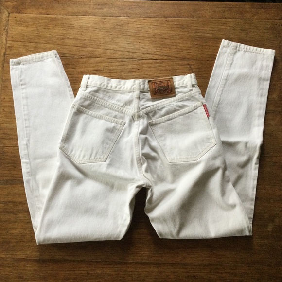 Vintage For Joseph High Rise “Colette” Jean 29 White - Picture 4 of 12
